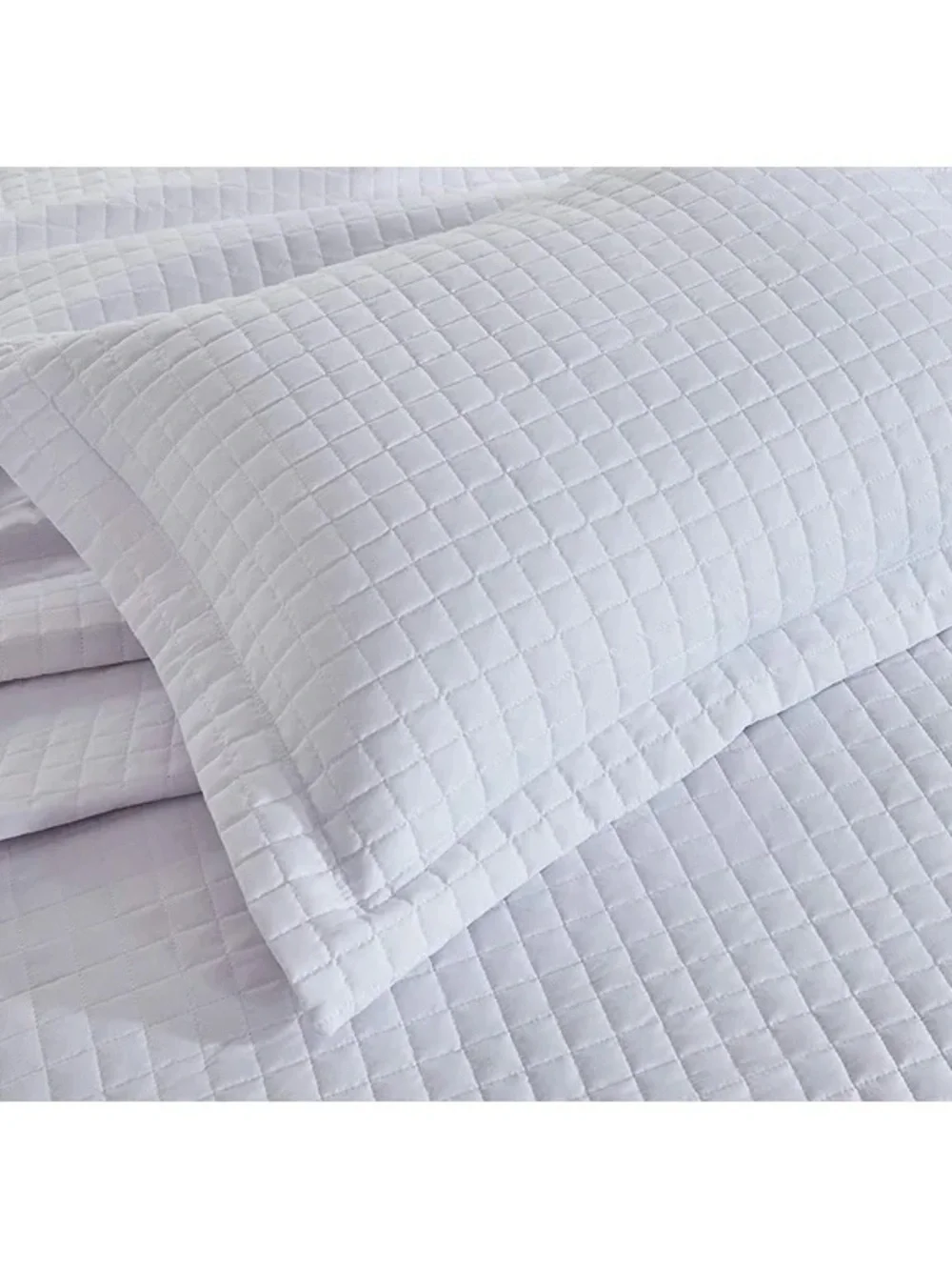 Classic White Quilted king Bedspread Set - 3-Piece